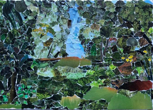 Papiercollage, 21 x 30cm